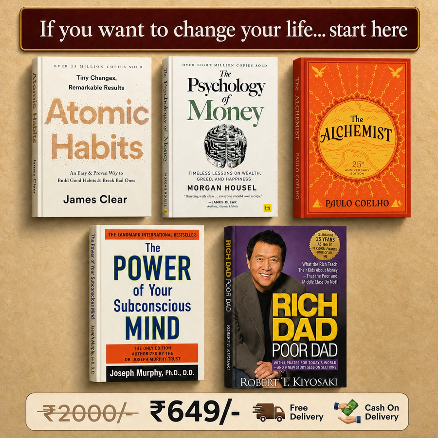 Best Self-Help & Personal Finance 5-Book Combo Set | Special Offer
