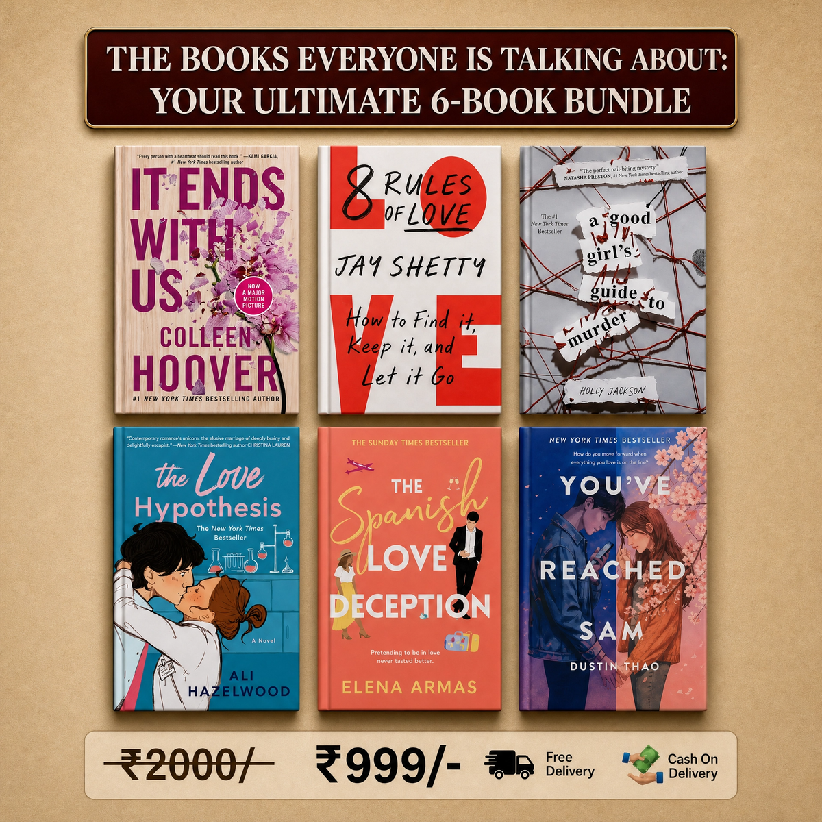 The Books Everyone Is Talking About Ultimate 6-Book Bundle Set
